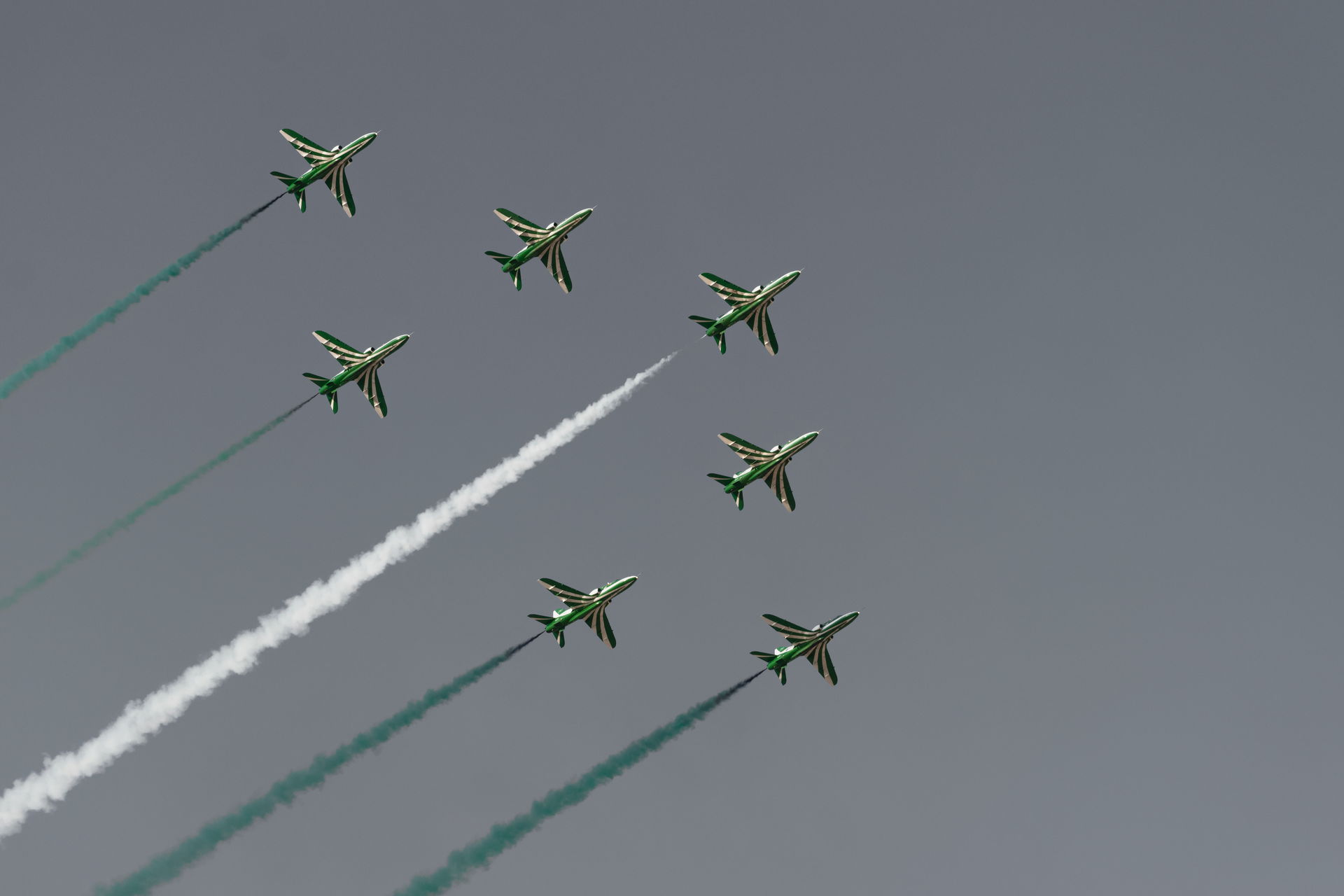 Saudi Falcons participated in many events and competitions, whe…