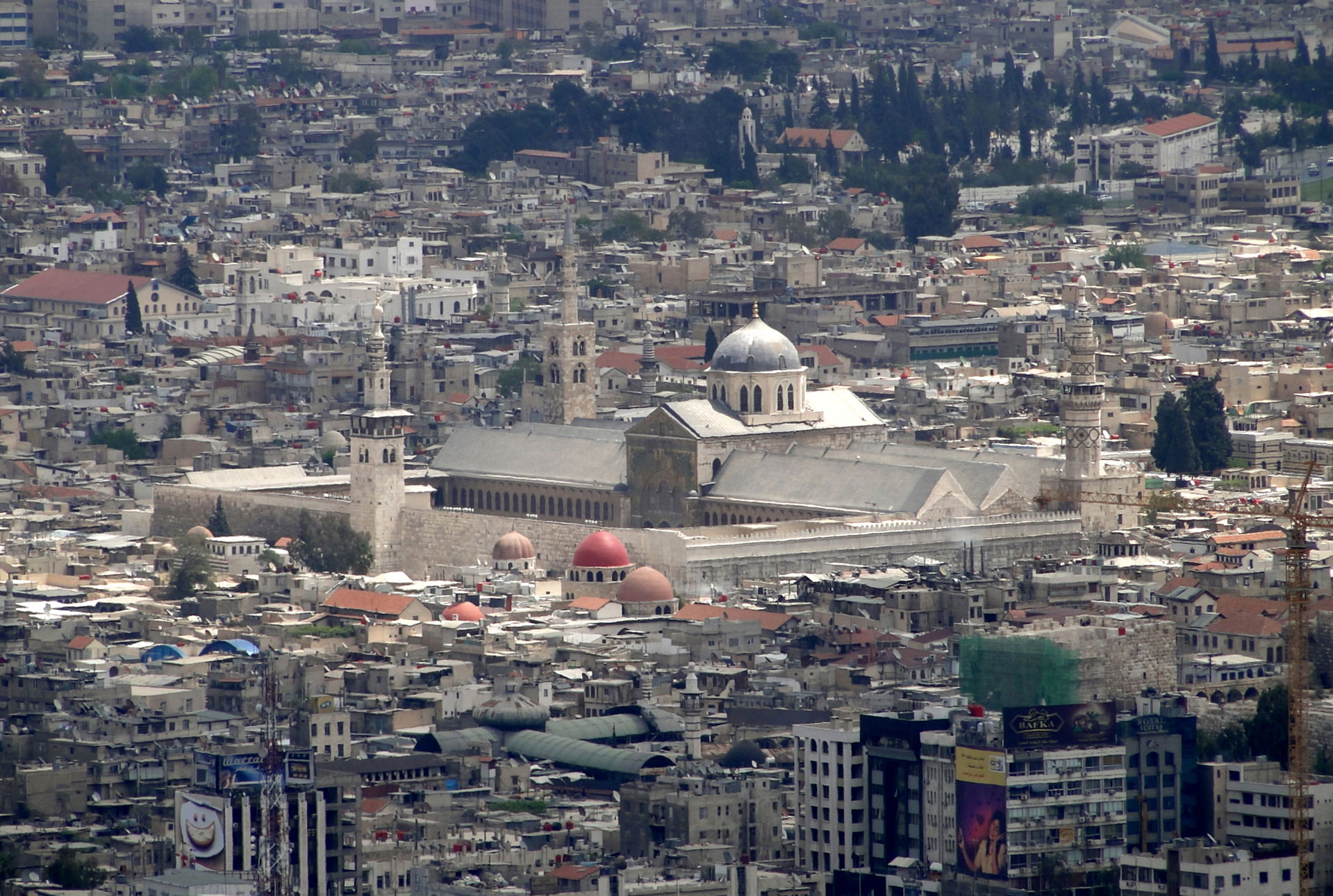 View of the Umayyad Mosque, Damascus, Syria