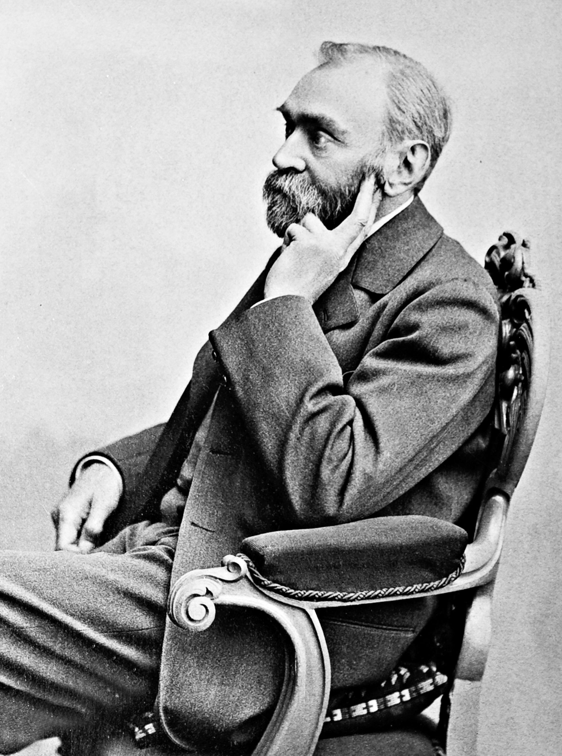 Portrait of Alfred Nobel (1833–1896) by Gösta Florman (1831–190…