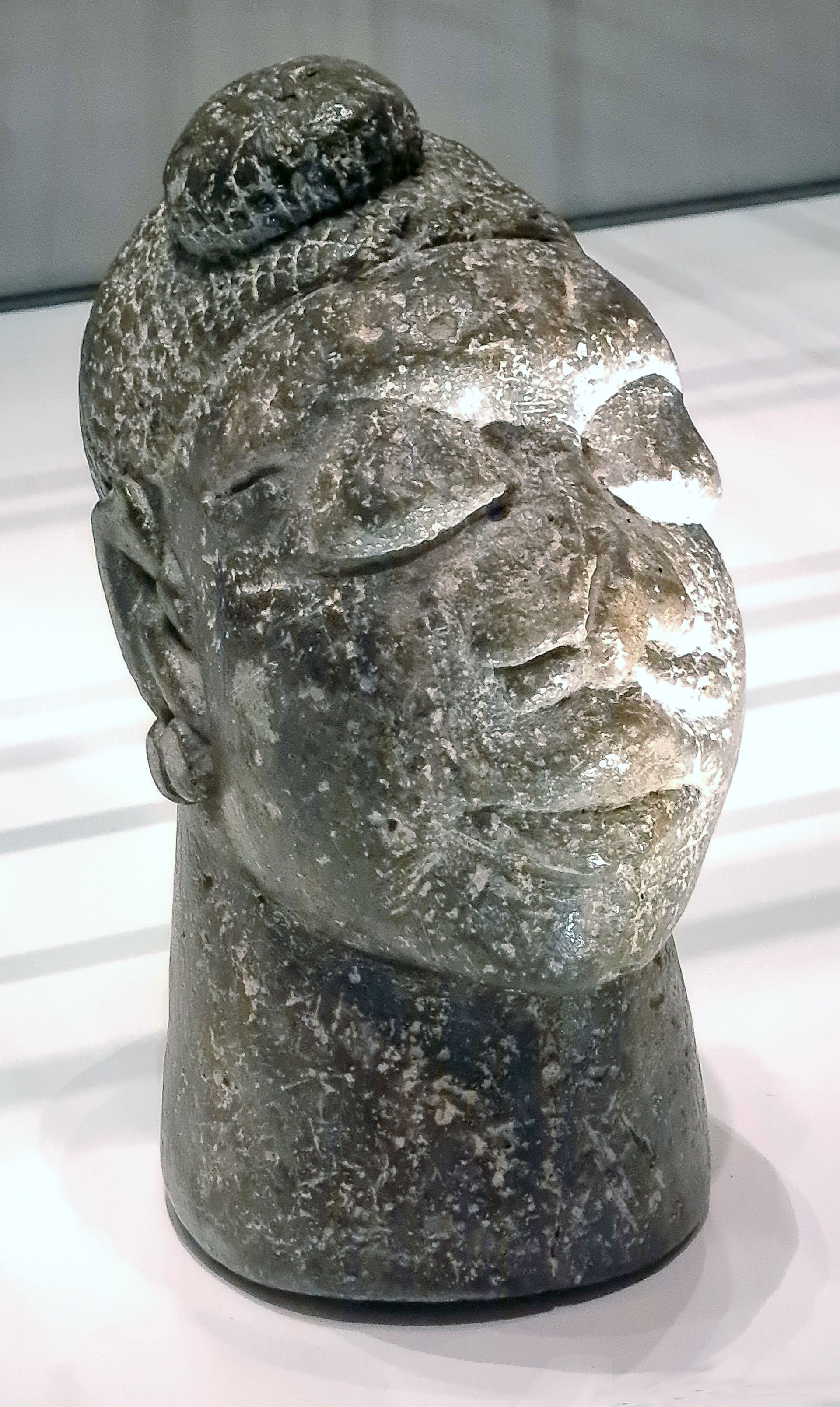 Male head (mahe yafei)
Steatite or soapstone
Sierra Leone
Possi…