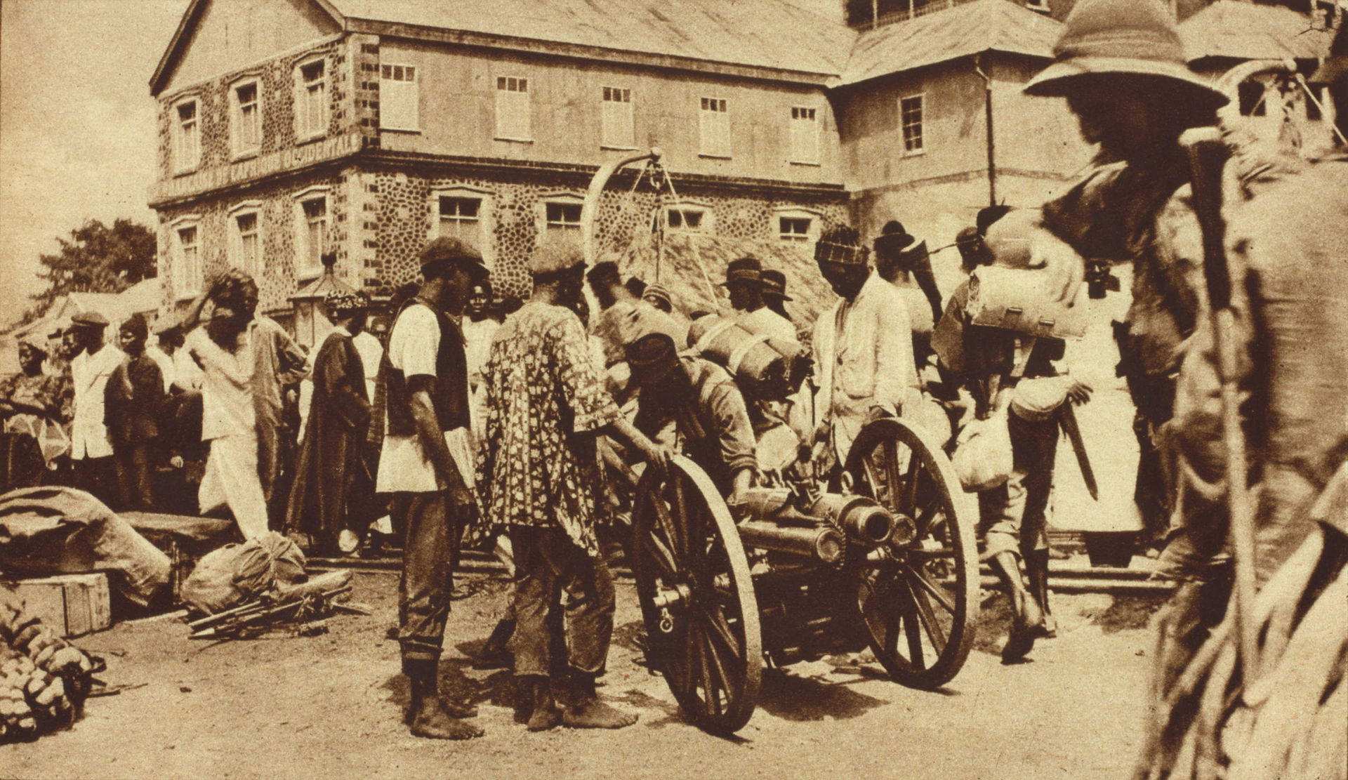 Photograph published on Page 378 of  'The War of the Nations : …