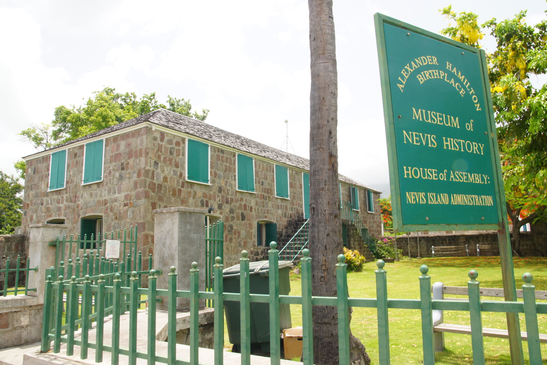 The Museum of Nevis History, Charlestown, Nevis, housed in a re…