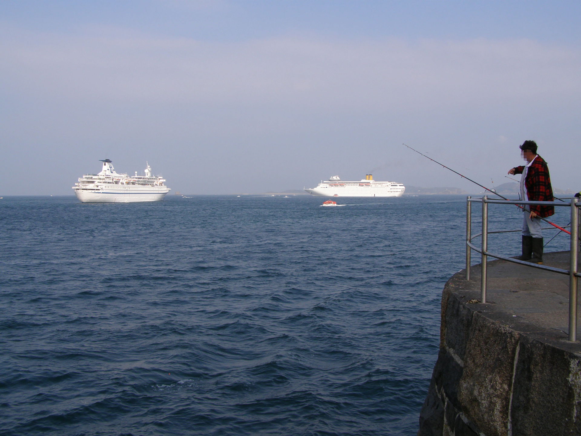 Cruise ships at St- Peter Port, Guernsey