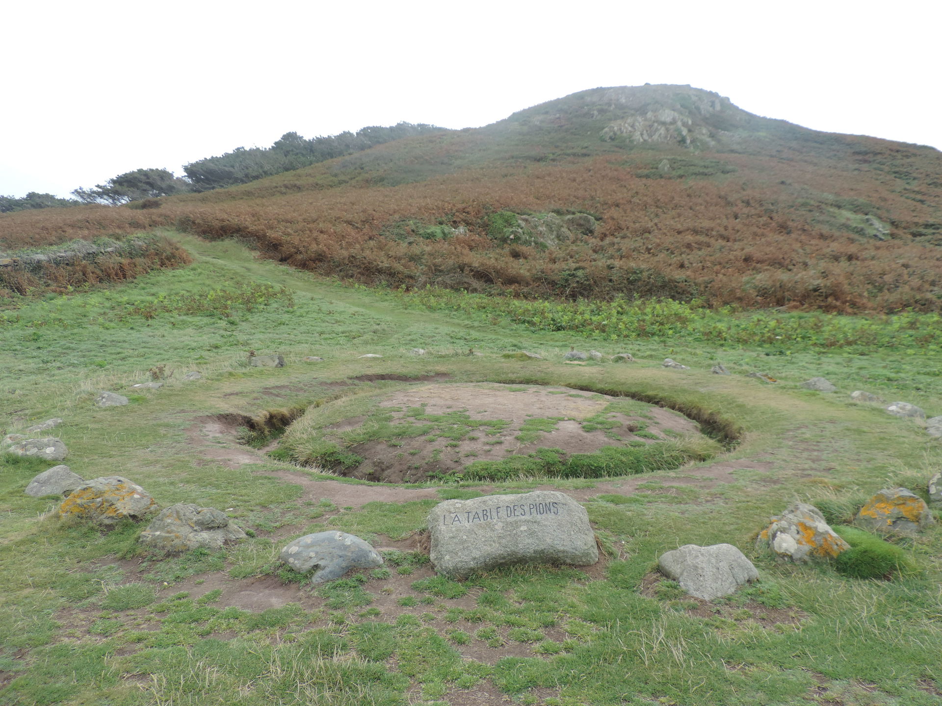 La Table des Pions (Fairy Ring) near Pleinmont, Guernsey.