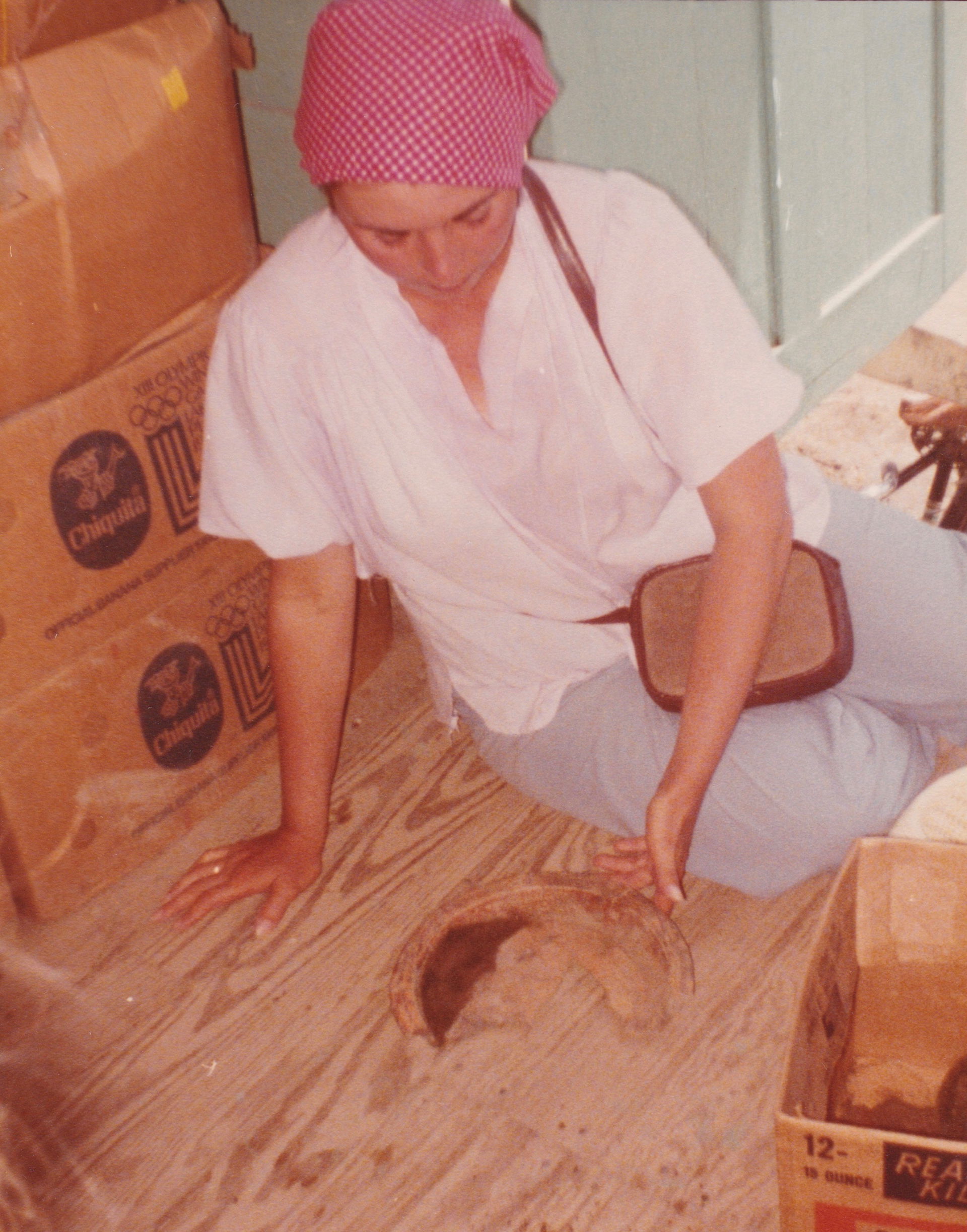 Honduras 1980. Examining pre-Columbian potshards from previous …