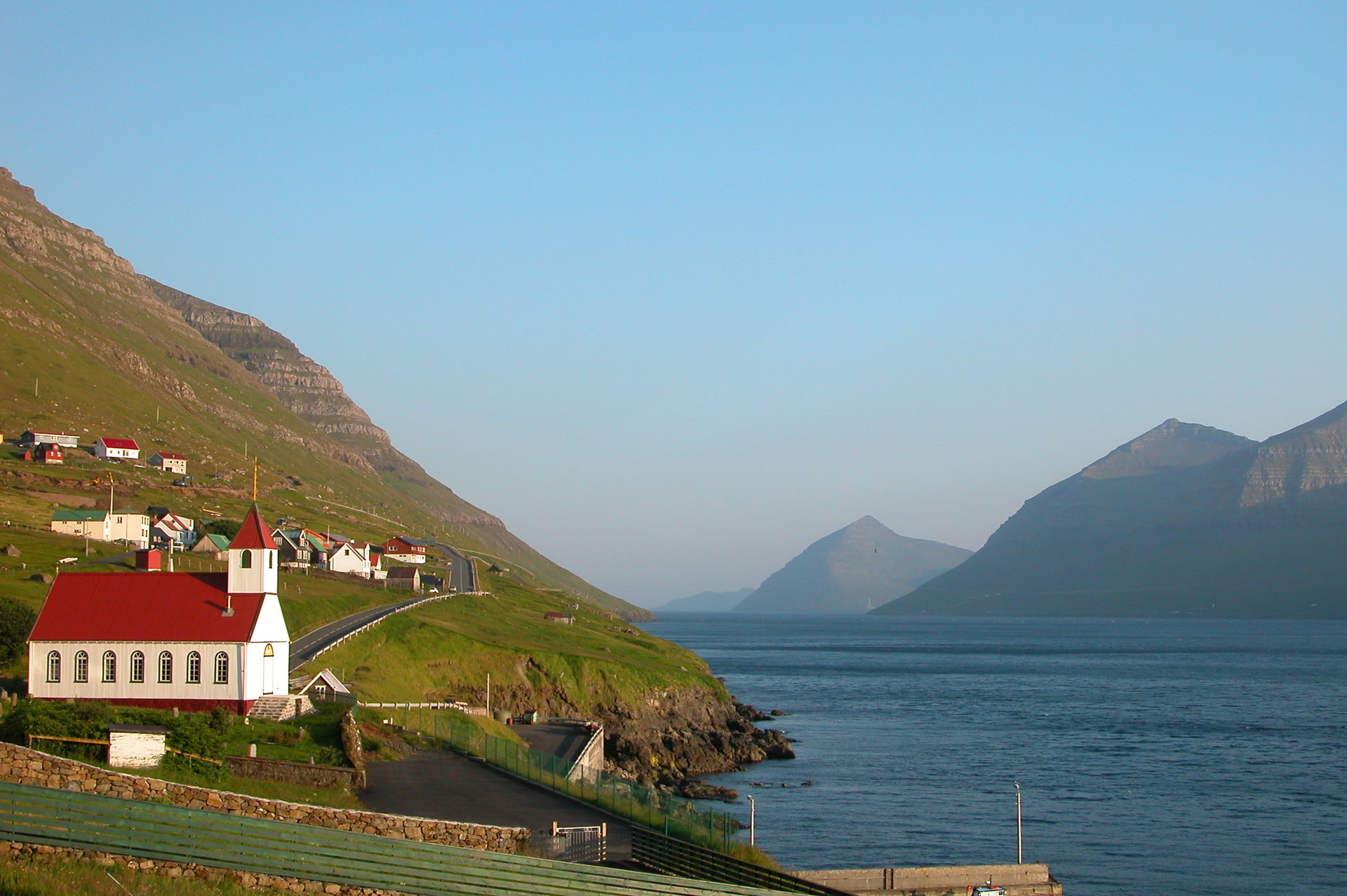 Village of Kunoy, Faroe Islands.