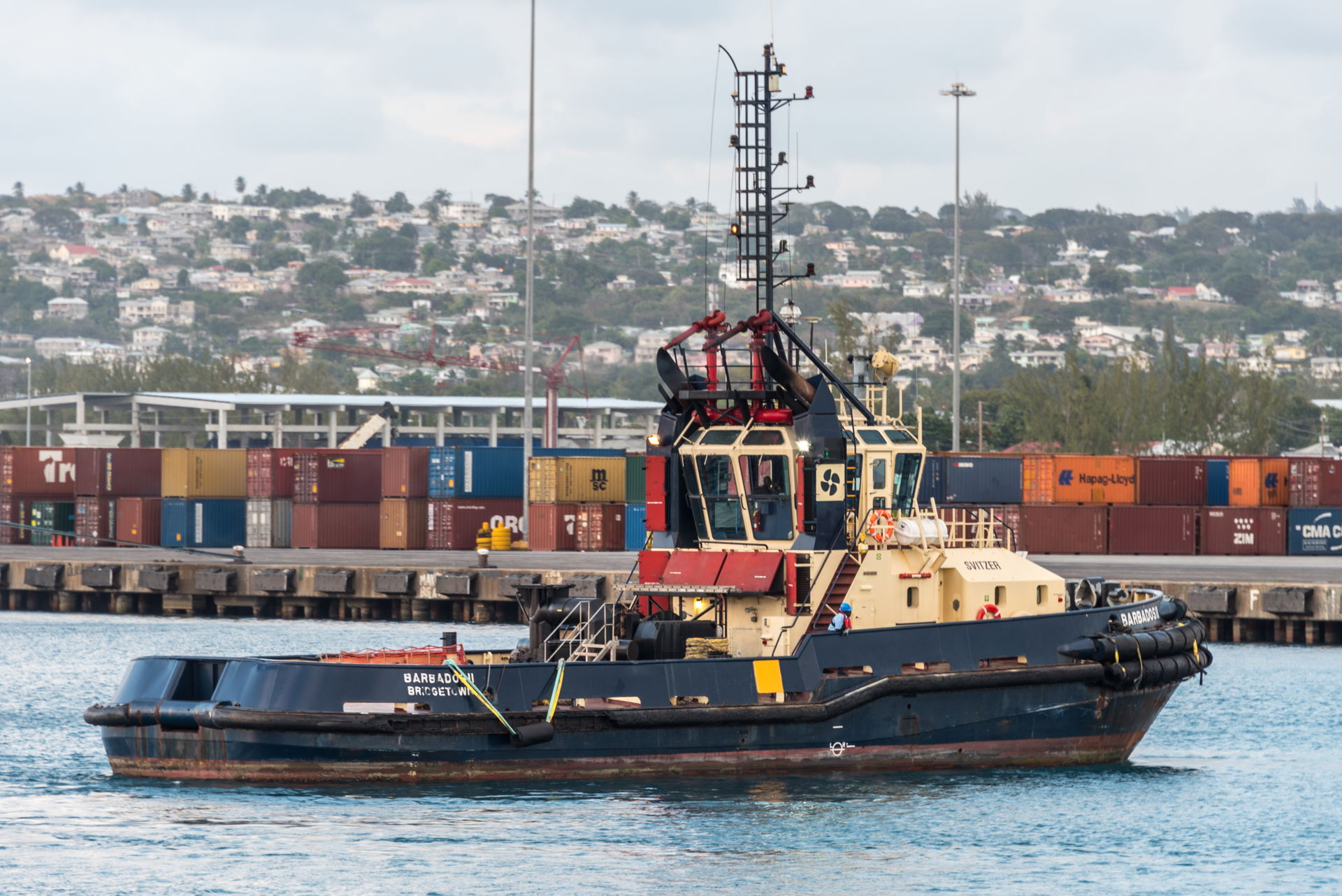 Tugboat, Barbados II, in the Port of Bridgetown, Barbados