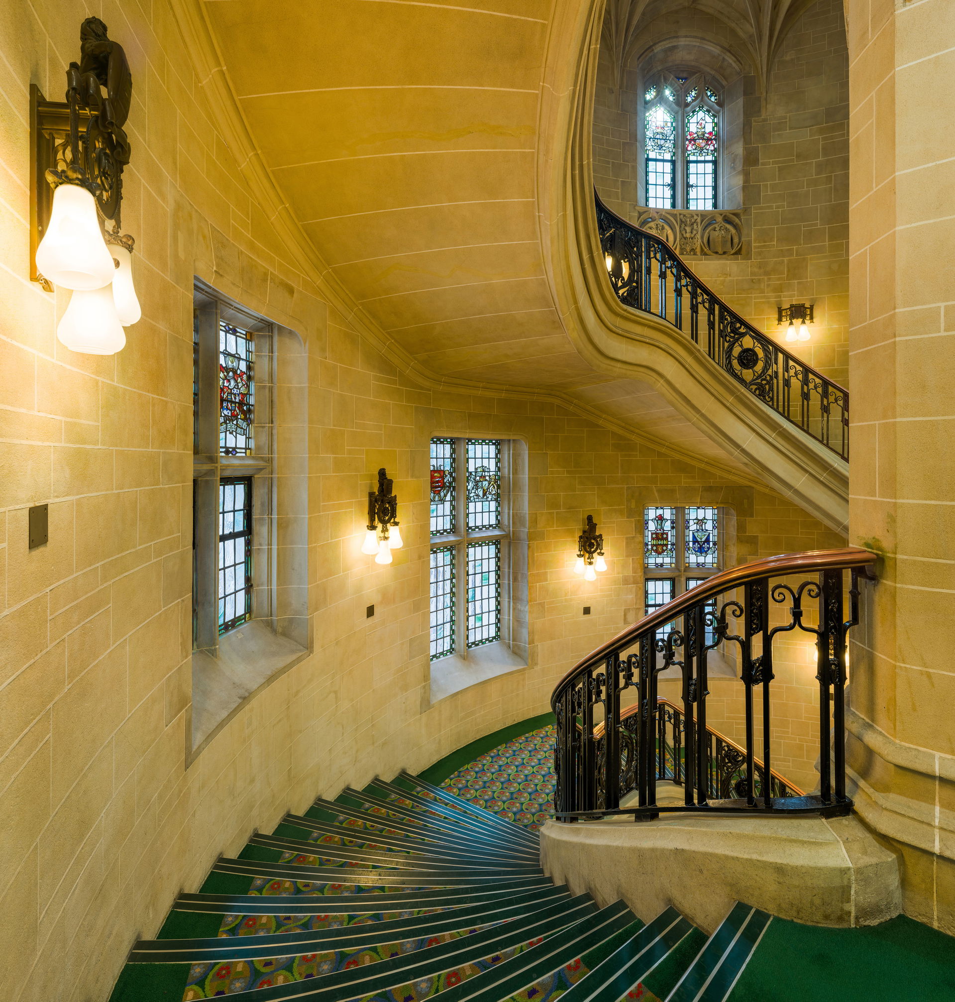 The central stairwell of the Supreme Court of the United Kingdo…