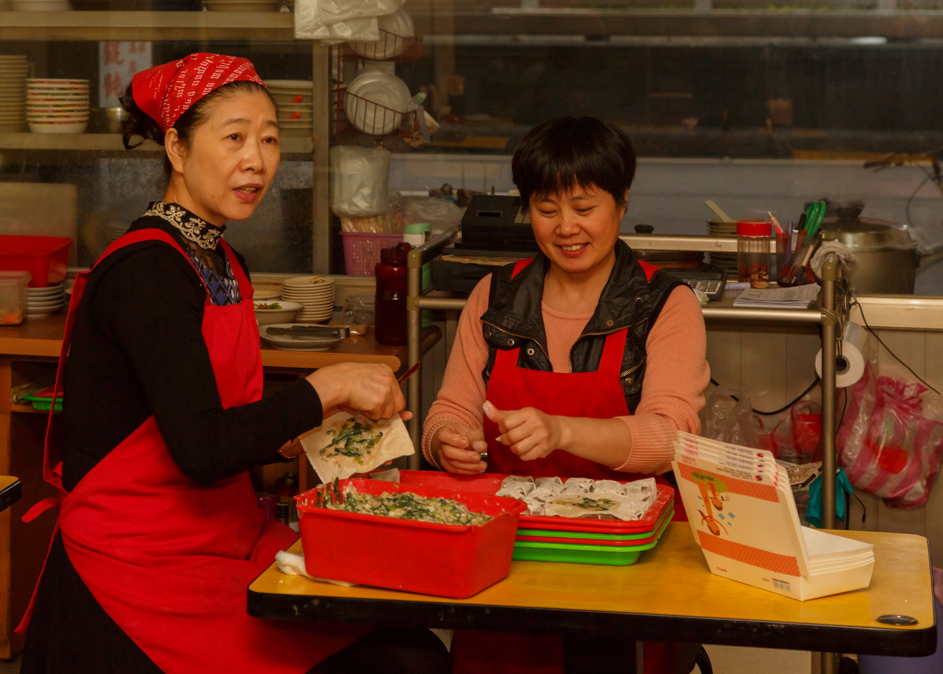 Taipei, Taiwan: The Jiaotse Restaurant in 14th avenue. The owne…