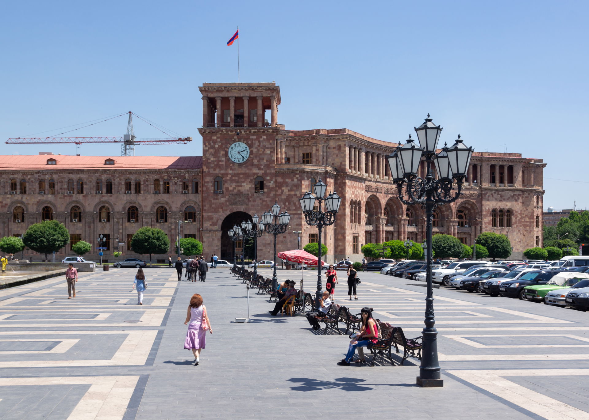 Government House. Republic Square. Yerevan, Armenia.
