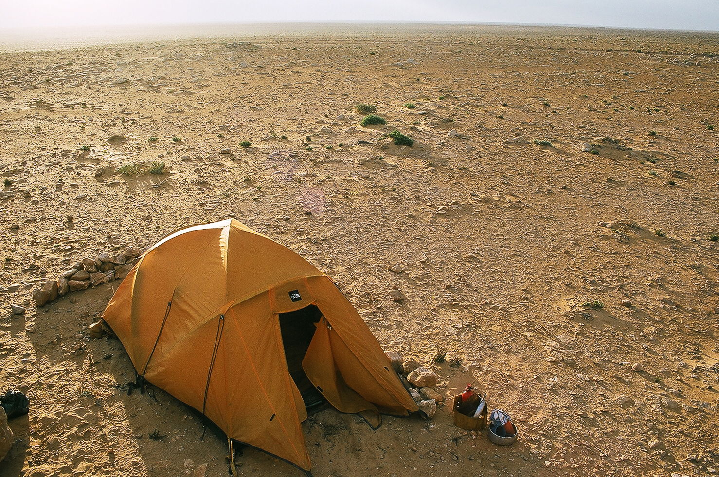 Camping in the North of the Western Sahara