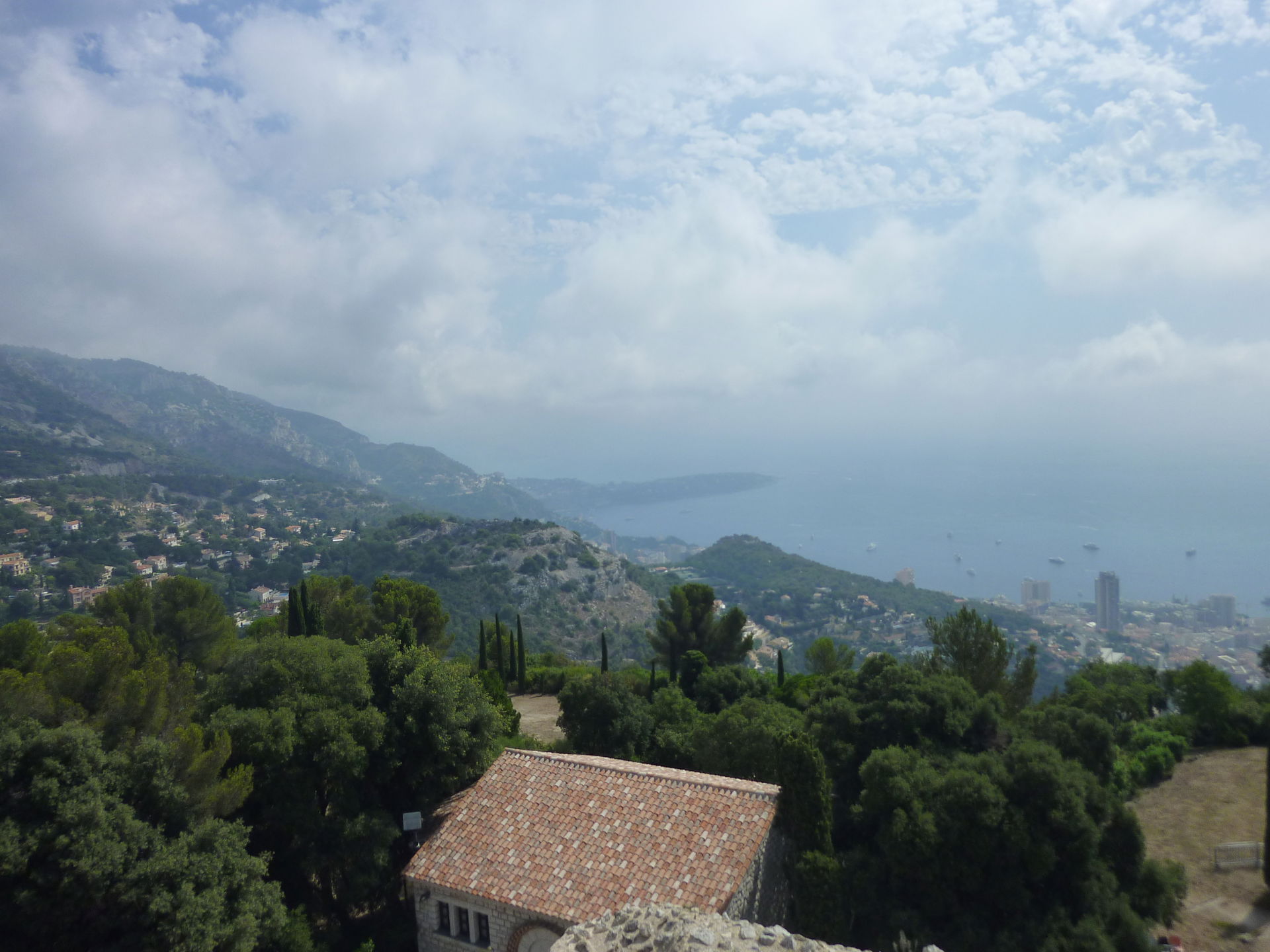 Monaco vu depuis Turbie.