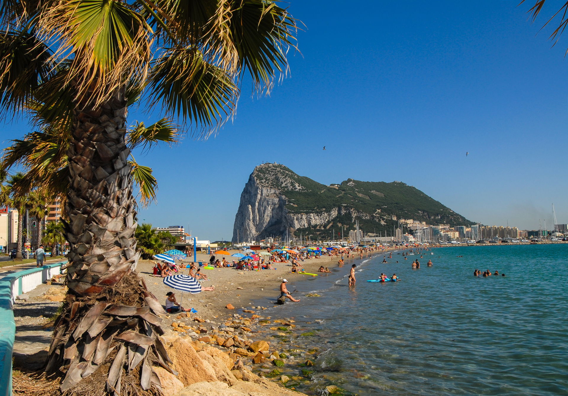 Gibraltar seen from La Línea de la Concepción