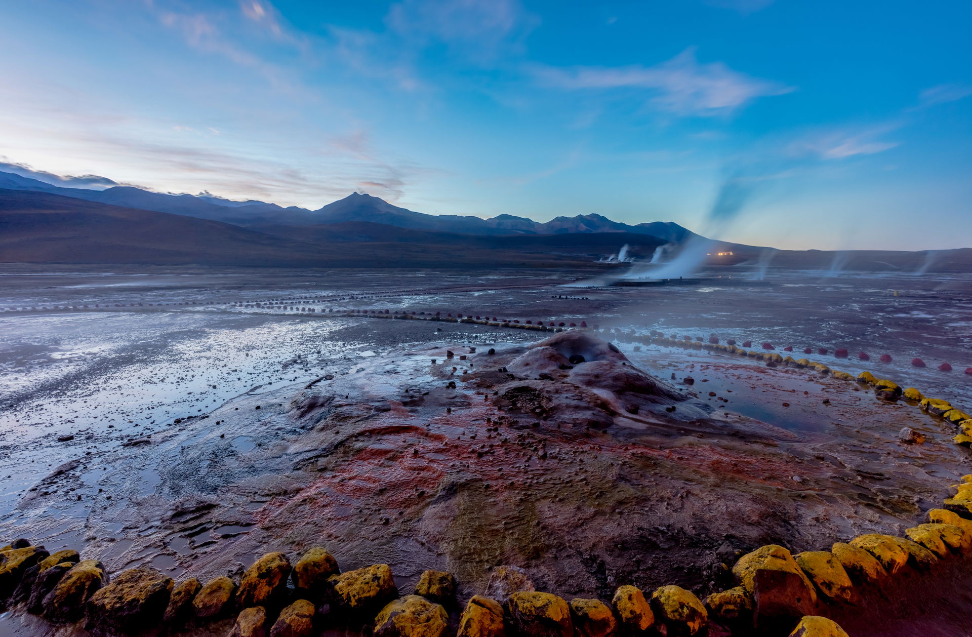 Geysers of El Tatio, located north of San Pedro de Atacama, Chi…