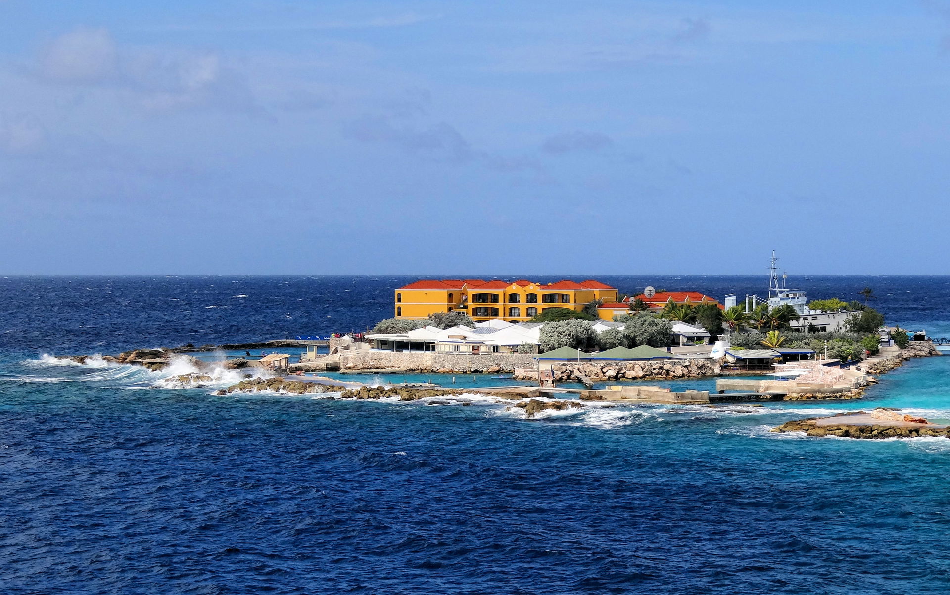 The Curacao Sea Aquarium and the Dolphin Academy share this lit…