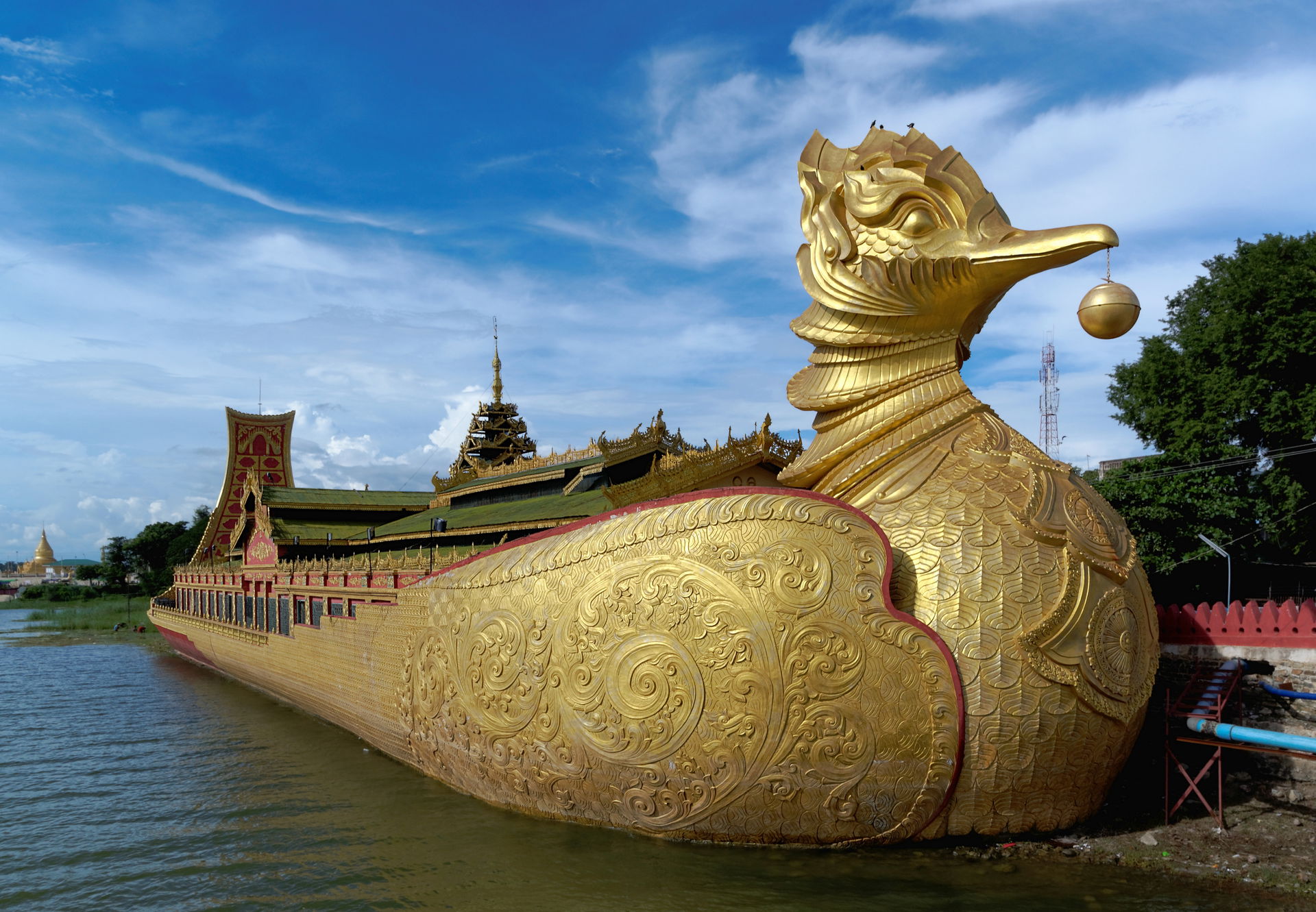Phaung Daw U Pagoda in Meiktila, Myanmar