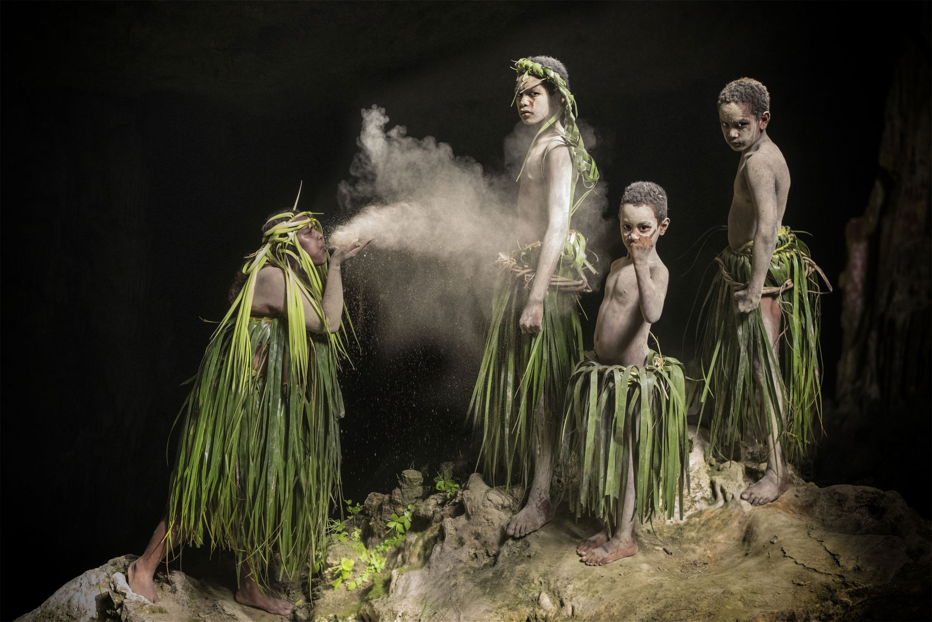 The legend of Sonedrë, a Wetr creation tale dance in Lifou, New…