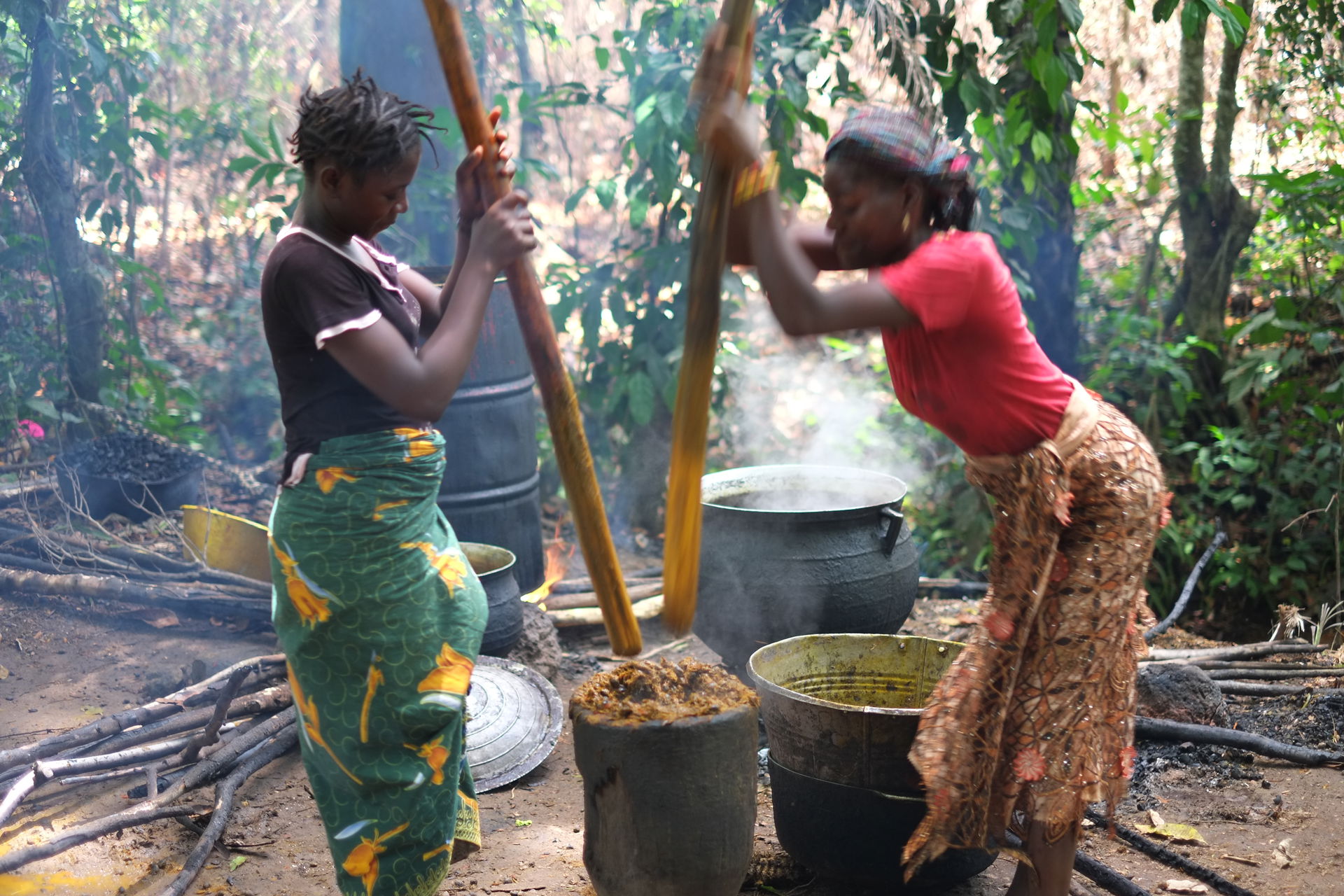 This is an image of "African people at work" from