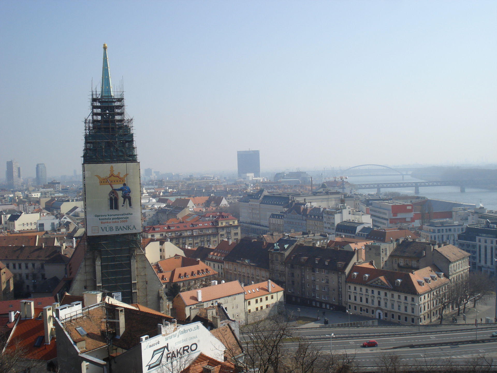 View of a part of Bratislava, Slovak republic.