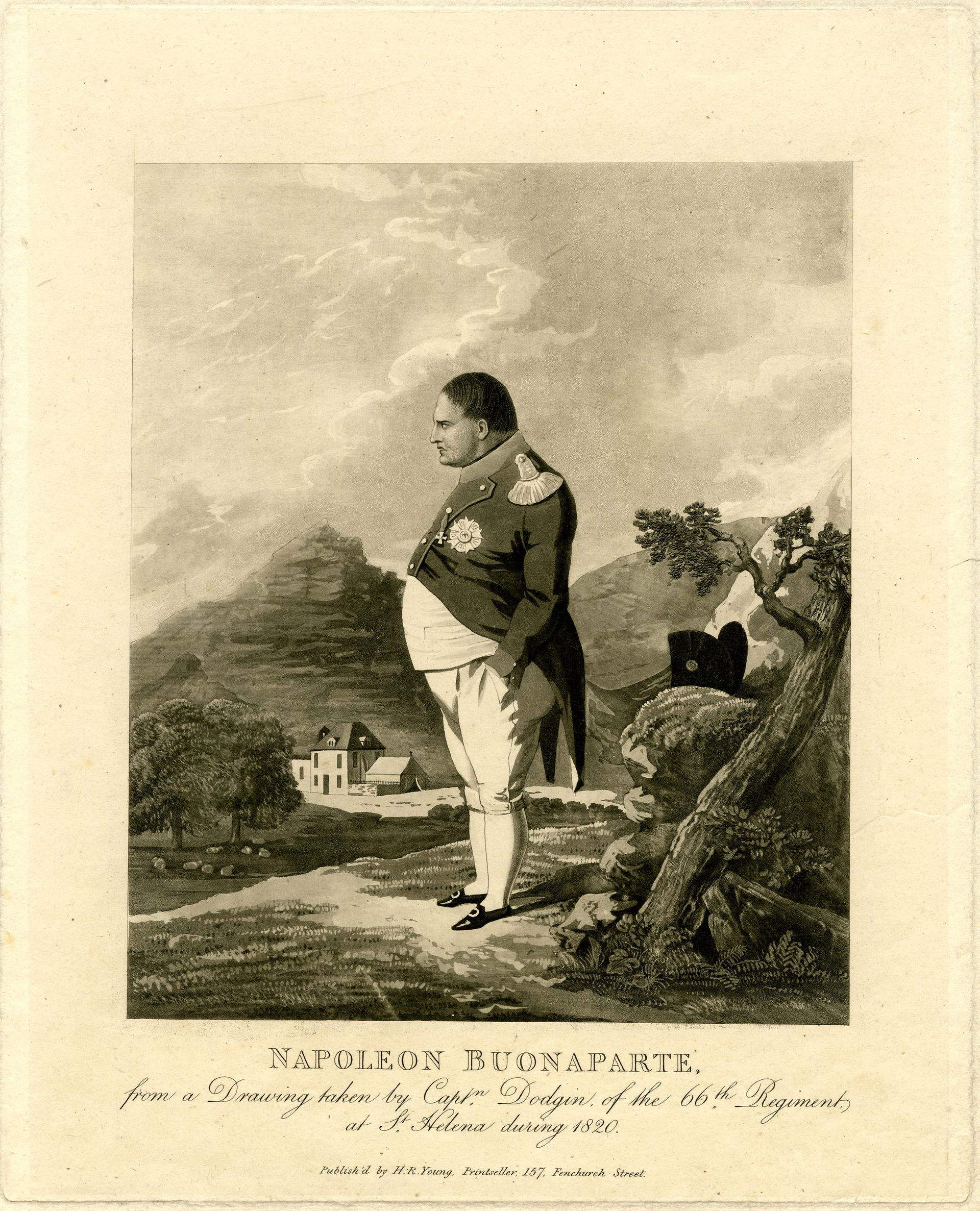 Napoleon Buonaparte.
From a drawing taken by Captain Dodgin, o…