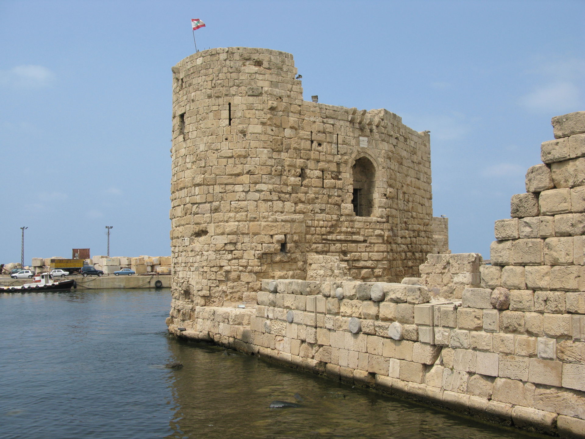 Sidon's Sea Castle (1228). Kalaat Saida al-Bahriya. Sidon, Said…