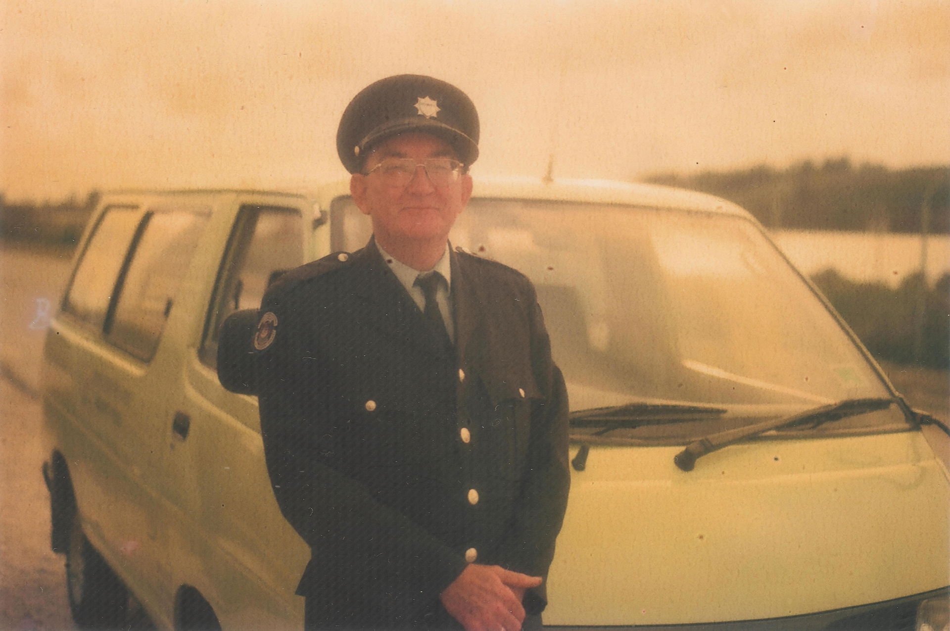 A Policeman (B. Fraser) of the Airport Security Police at the B…