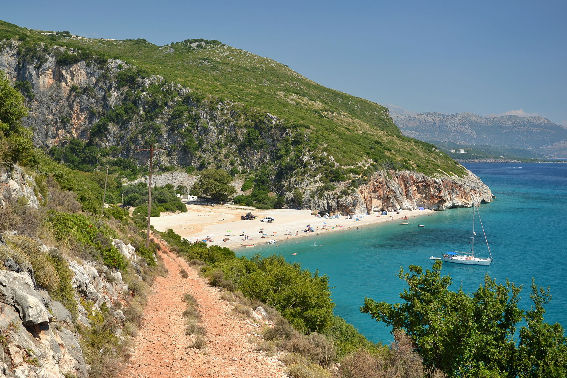 Gjipe Beach, Albania.