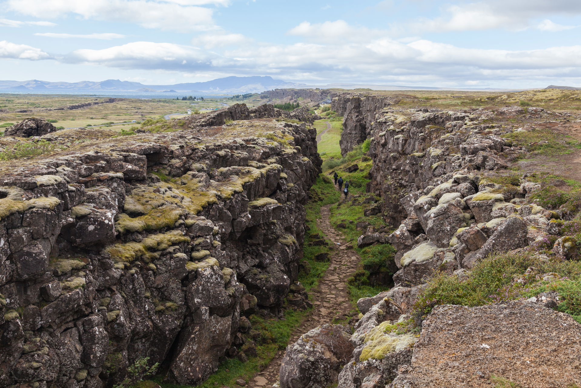 Lögberg (icelandic for Law Rock), Þingvellir National Park, Sou…