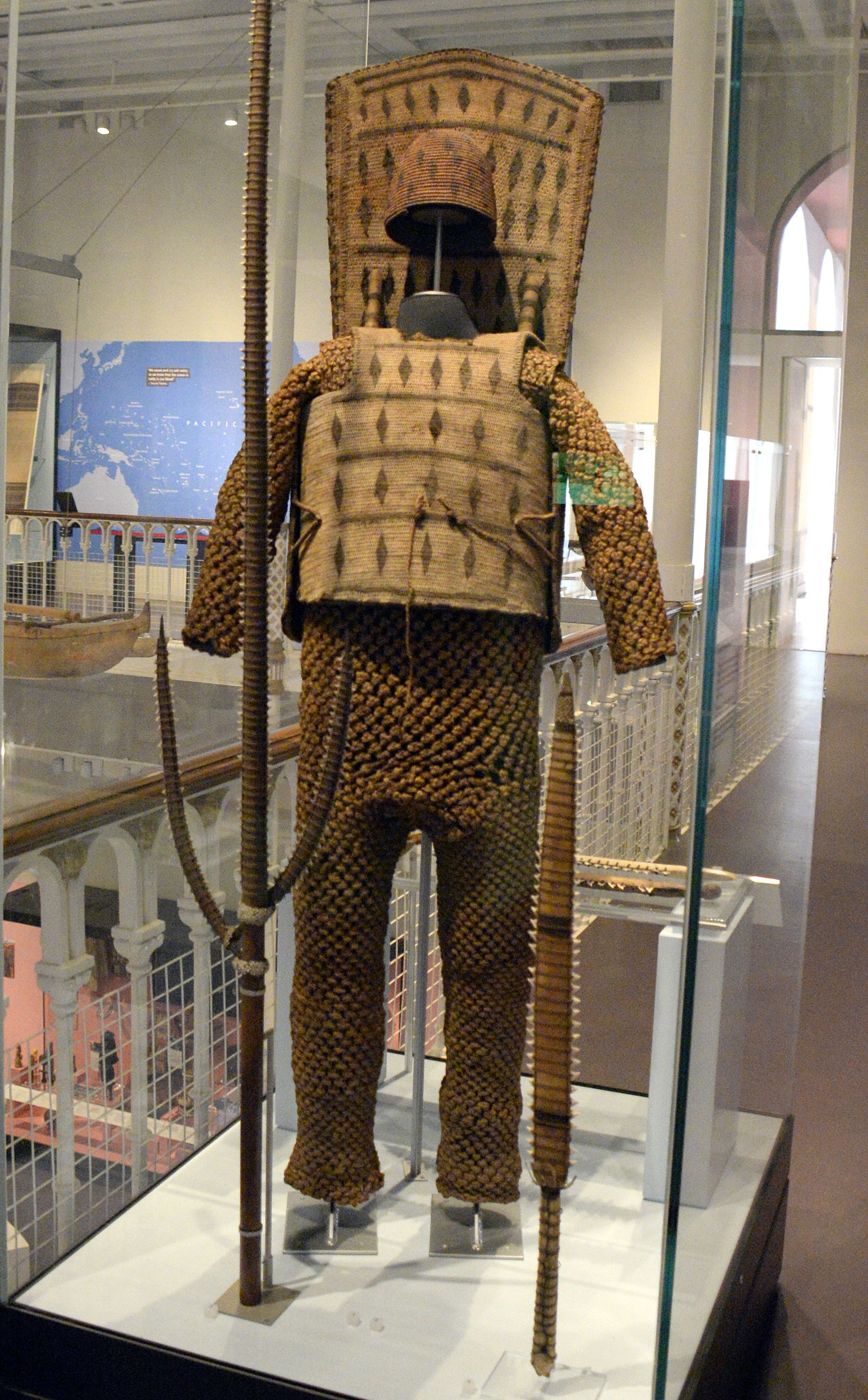 Coconut fiber armor. From the Republic of Kiribati, Micronesia.…
