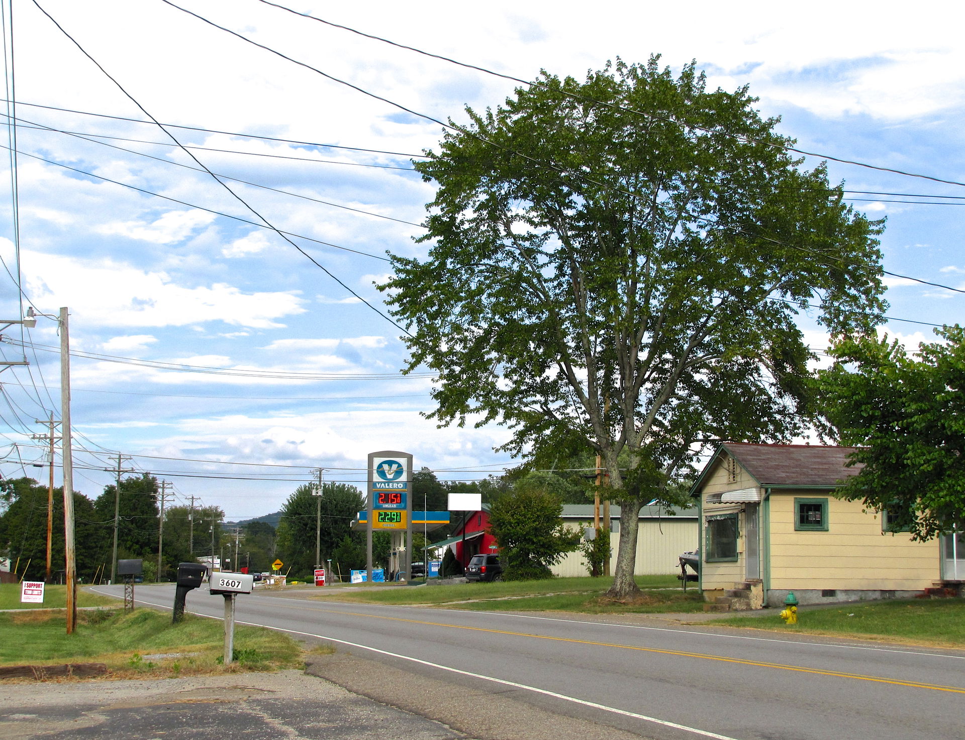 State Route 61 in Andersonville, Tennessee, United States.