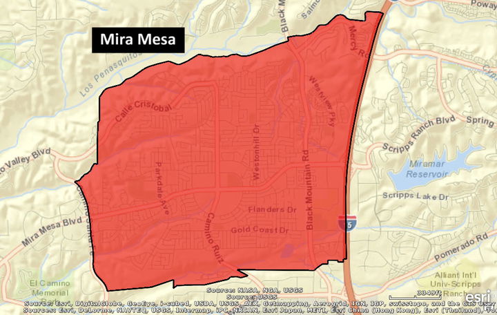 Mira Mesa district