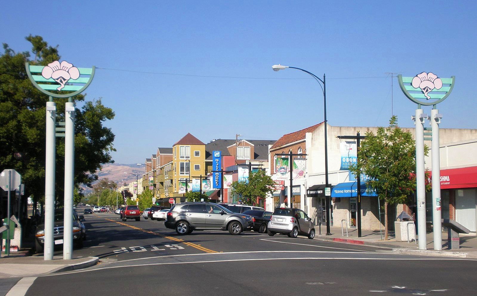 The intersection of Jackson and North Fifth Streets in Japantow…