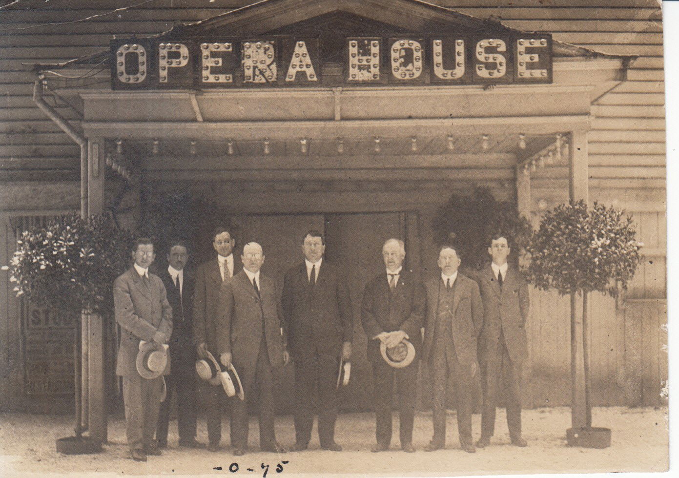 Members of Edison Phonograph Recording Department in front of a…