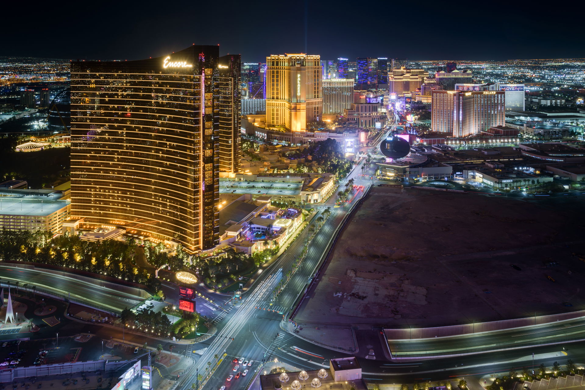 Las Vegas Strip view 3