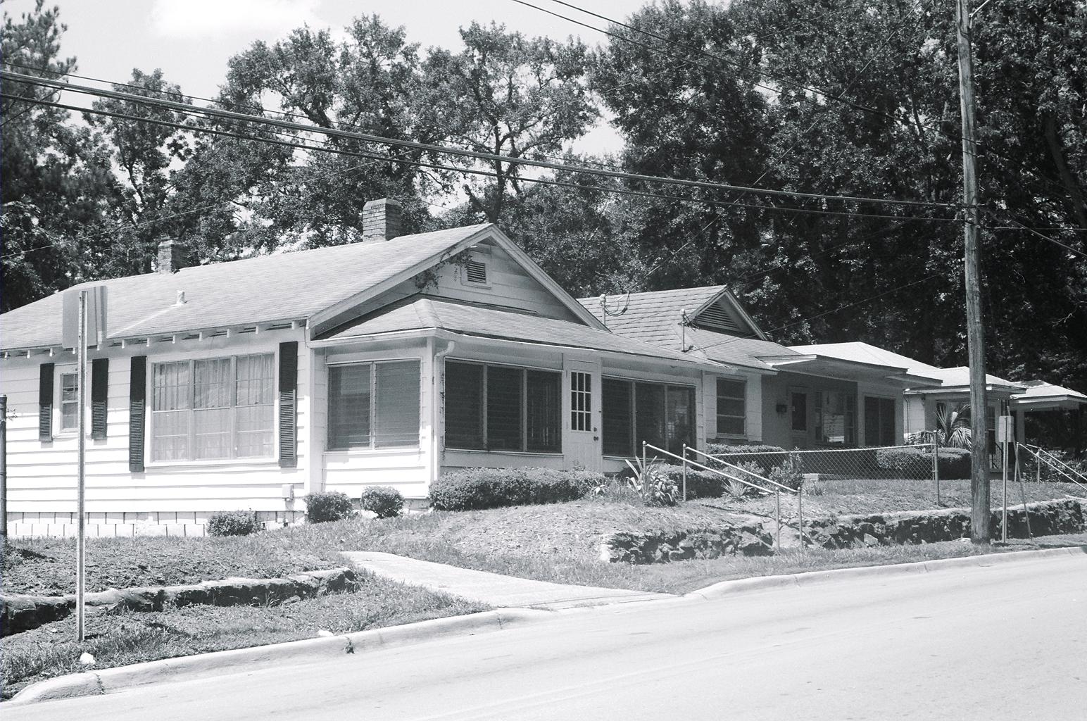 Houses in the Frenchtown neighborhood of Tallahassee, FL
