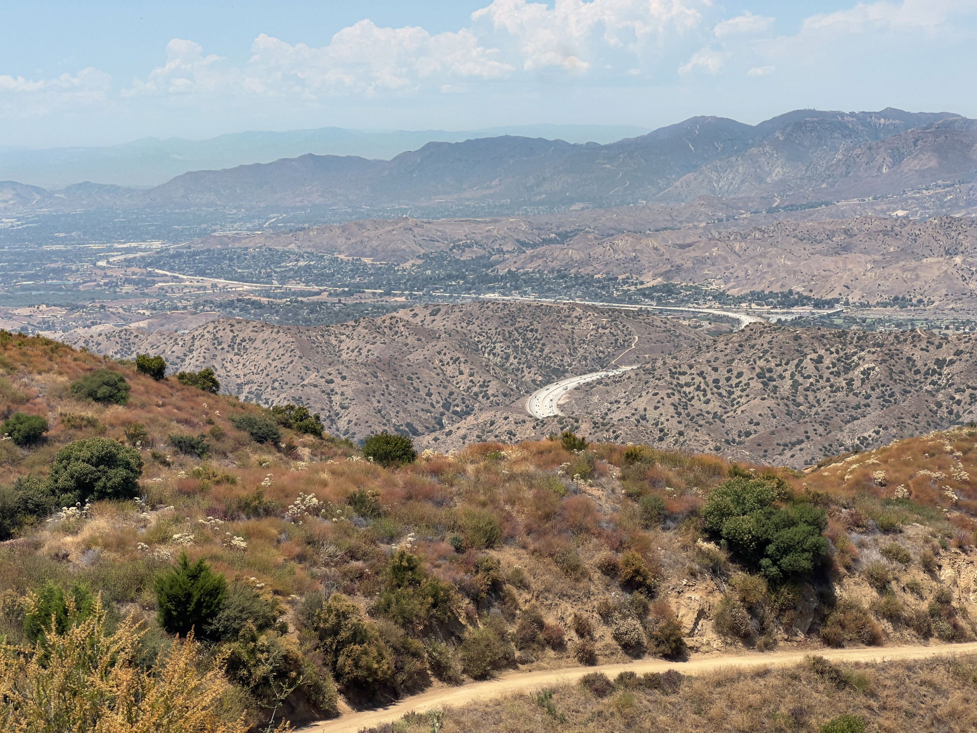 I-210 Viewed from Verdugo Mountains. This image was captured in…