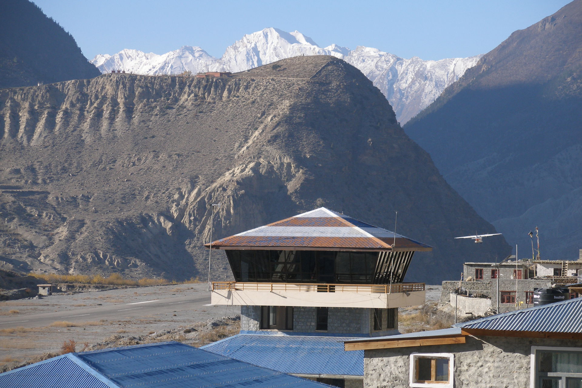 Jomsom Airport. Jomsom, Mustang, Nepal.