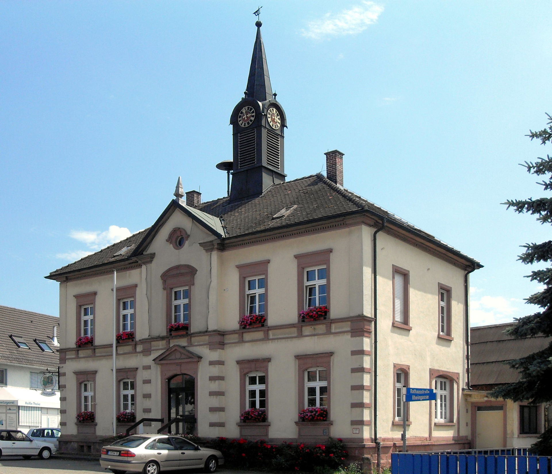 Rathaus der Gemeinde Rheinhausen, Ortsteil Oberhausen