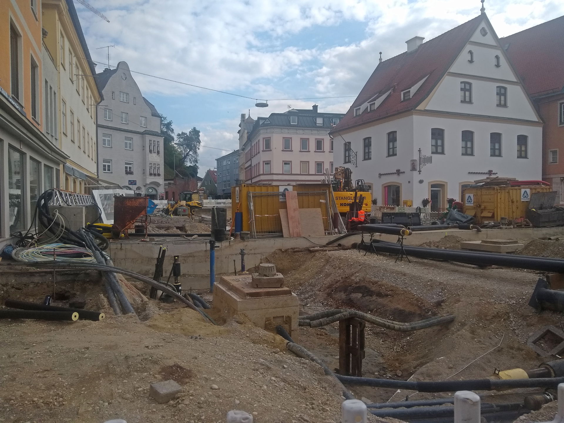 Umbau Innenstadt Freising 08-2022