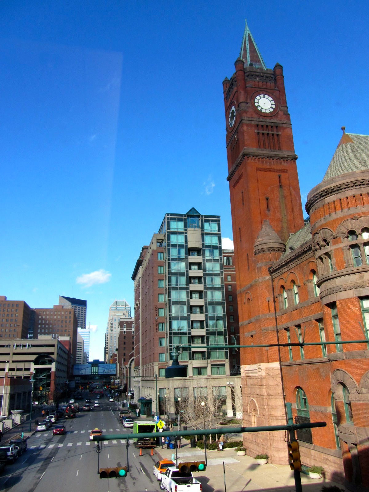 View from the Crowne Plaza Indianapolis Downtown Union Station