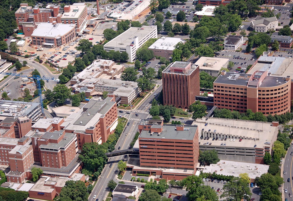 View of the Elizabeth neighborhood of Charlotte, NC.