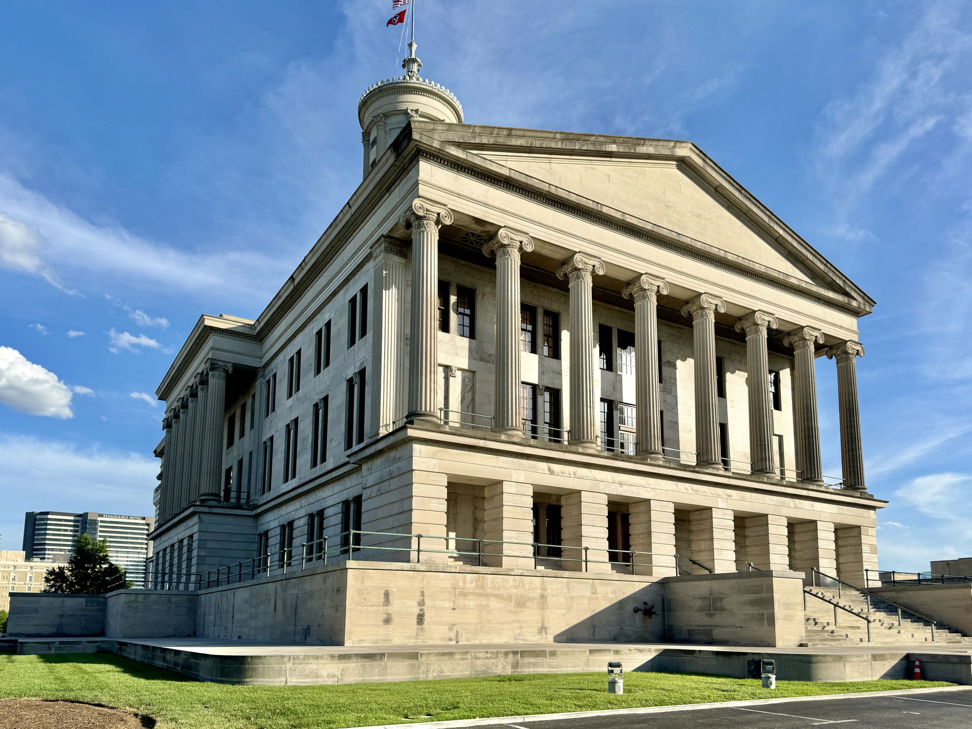 Built in 1845-1859, this Greek Revival-style building was desig…