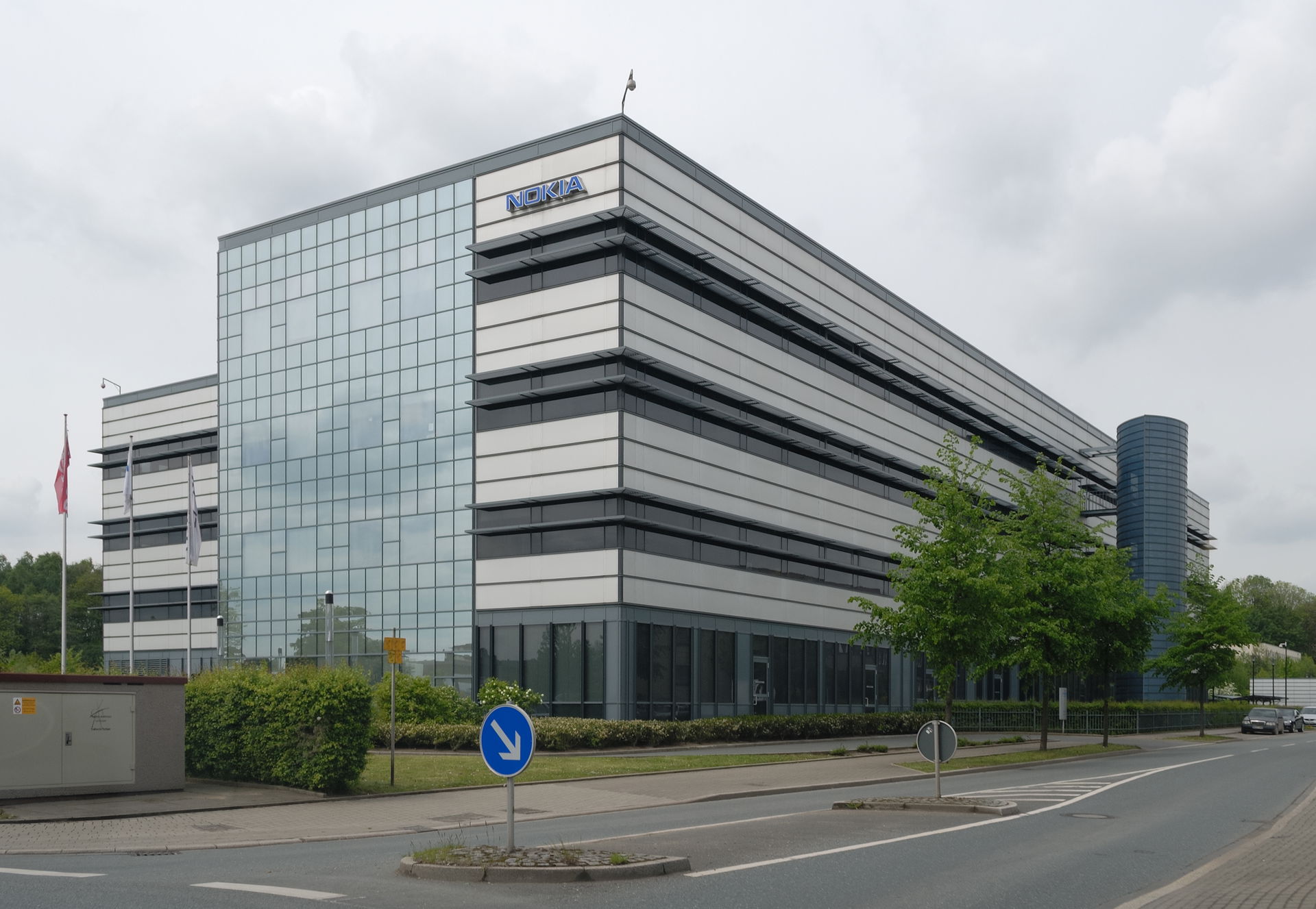 Office building of former Nokia plant in Bochum-Riemke. Nokia h…