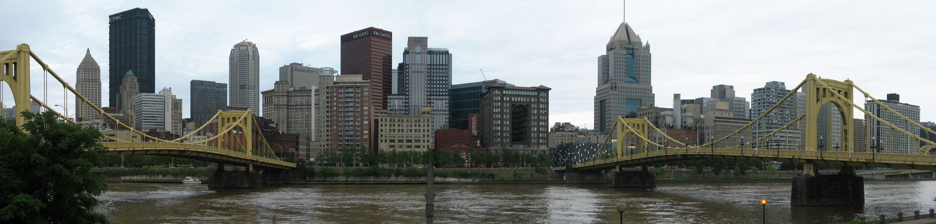 View of part of the Pittsburgh Skyline taken from the North Sho…