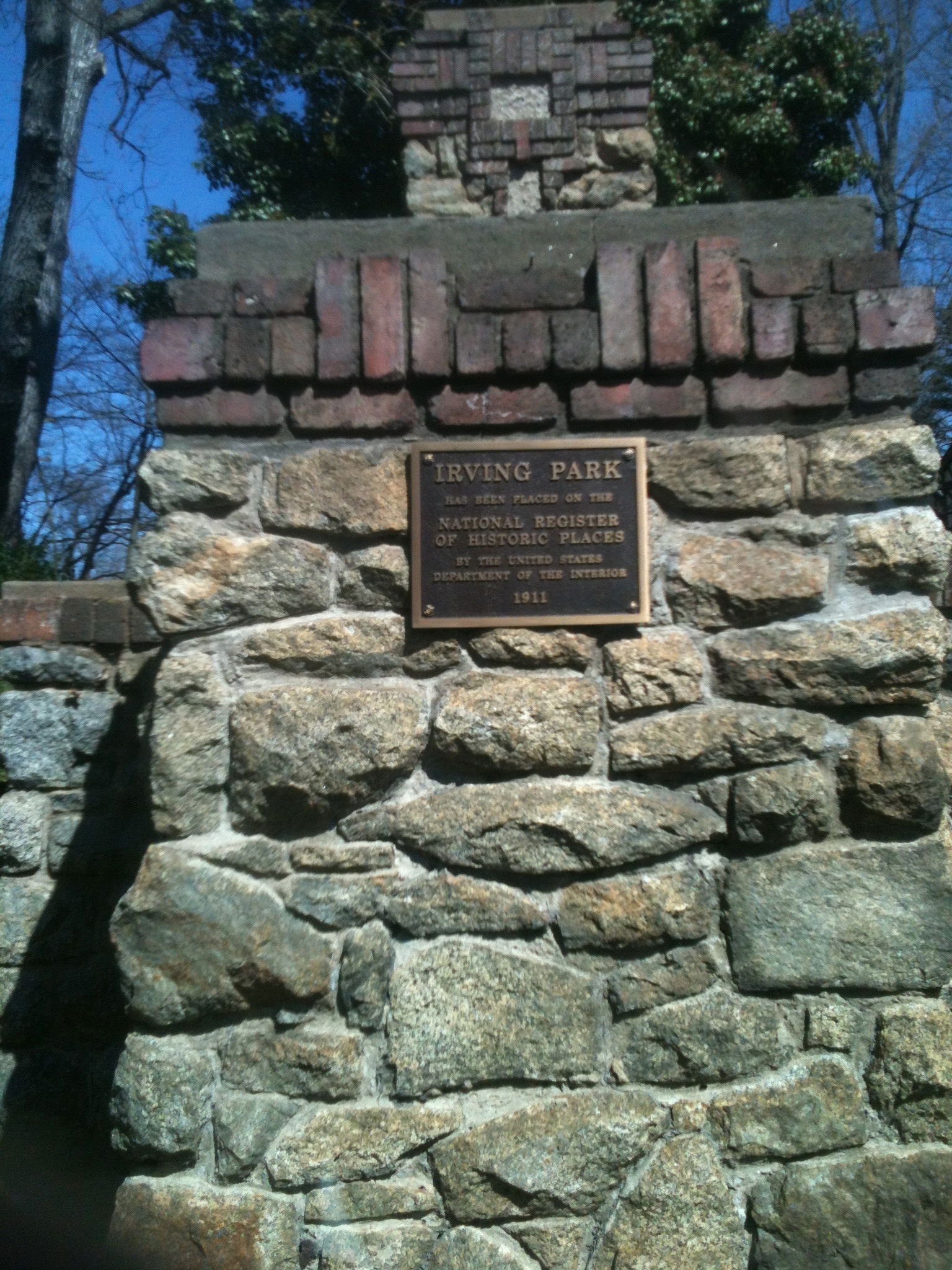 IRVING PARK • National Register of Historic Places