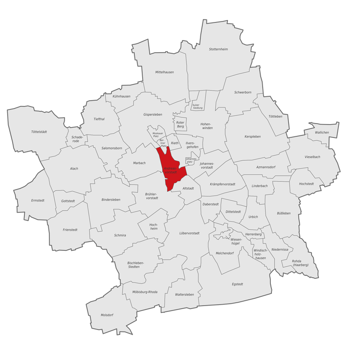 Andreasvorstadt district