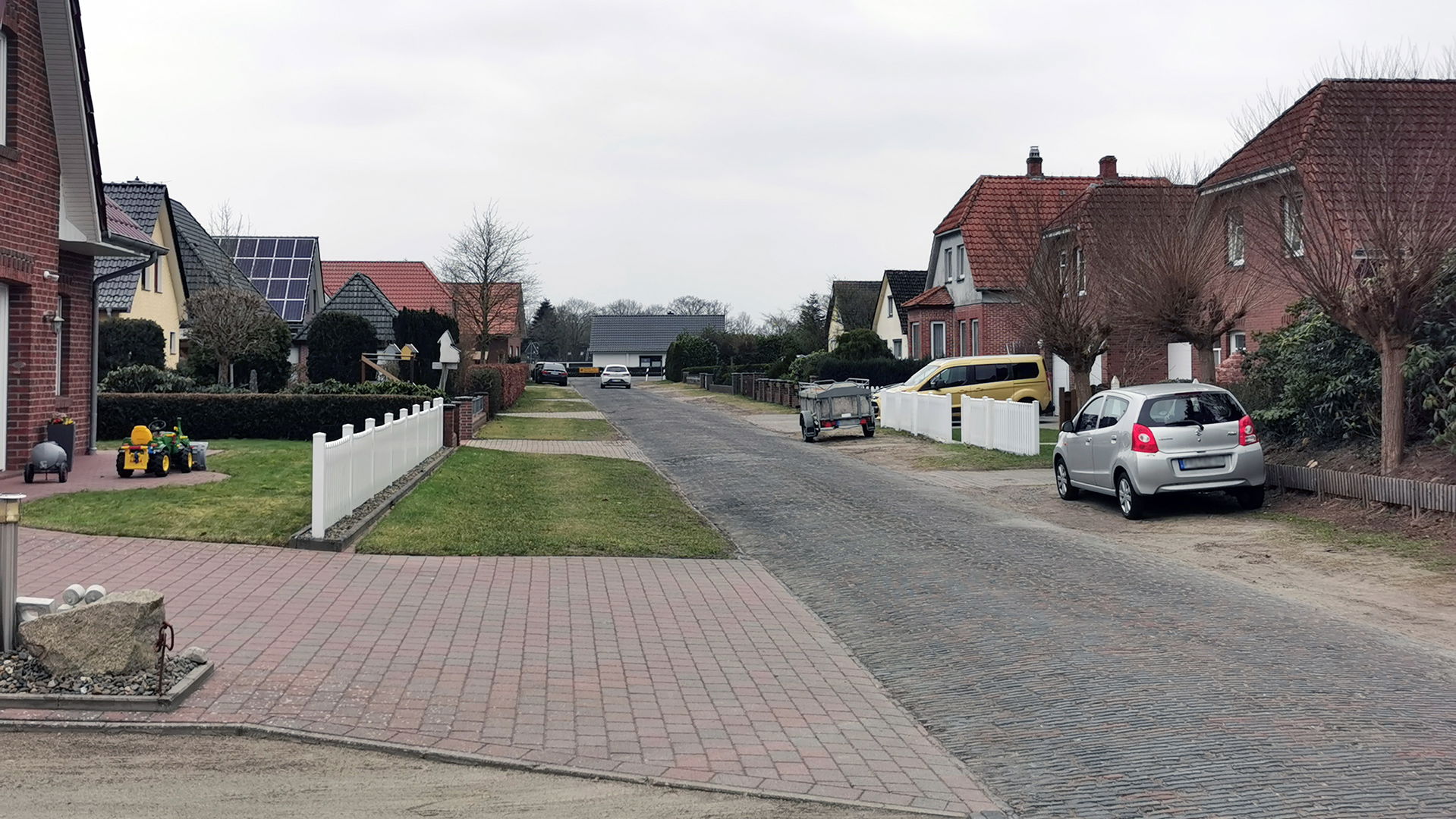 Wohnbebauung in der Hoheluchter Straße im Vareler Ortsteil Neue…
