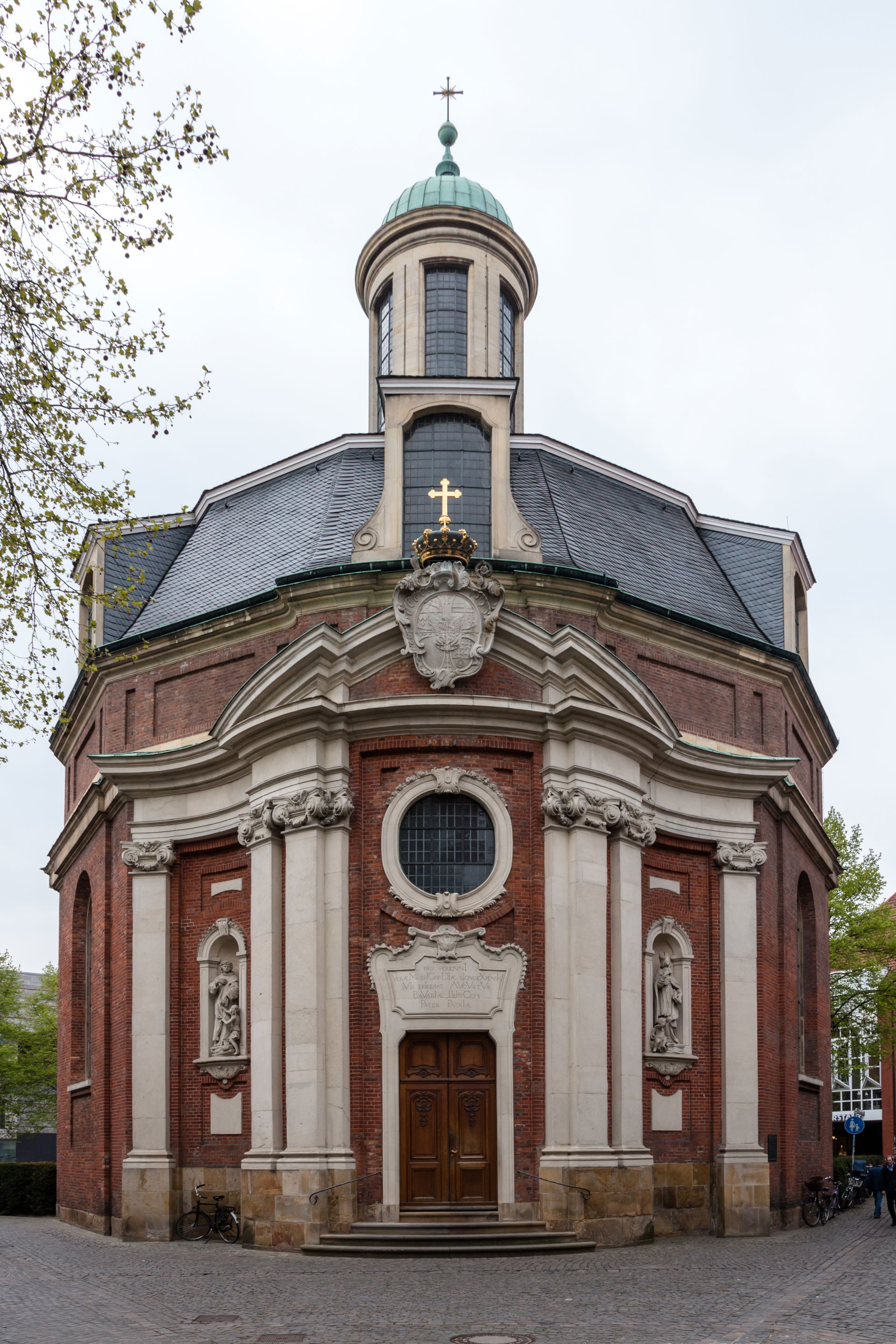 Portal of Clemens church, Münster, North Rhine-Westphalia, Germ…