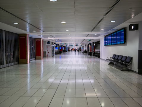 Airport Corridor view 1