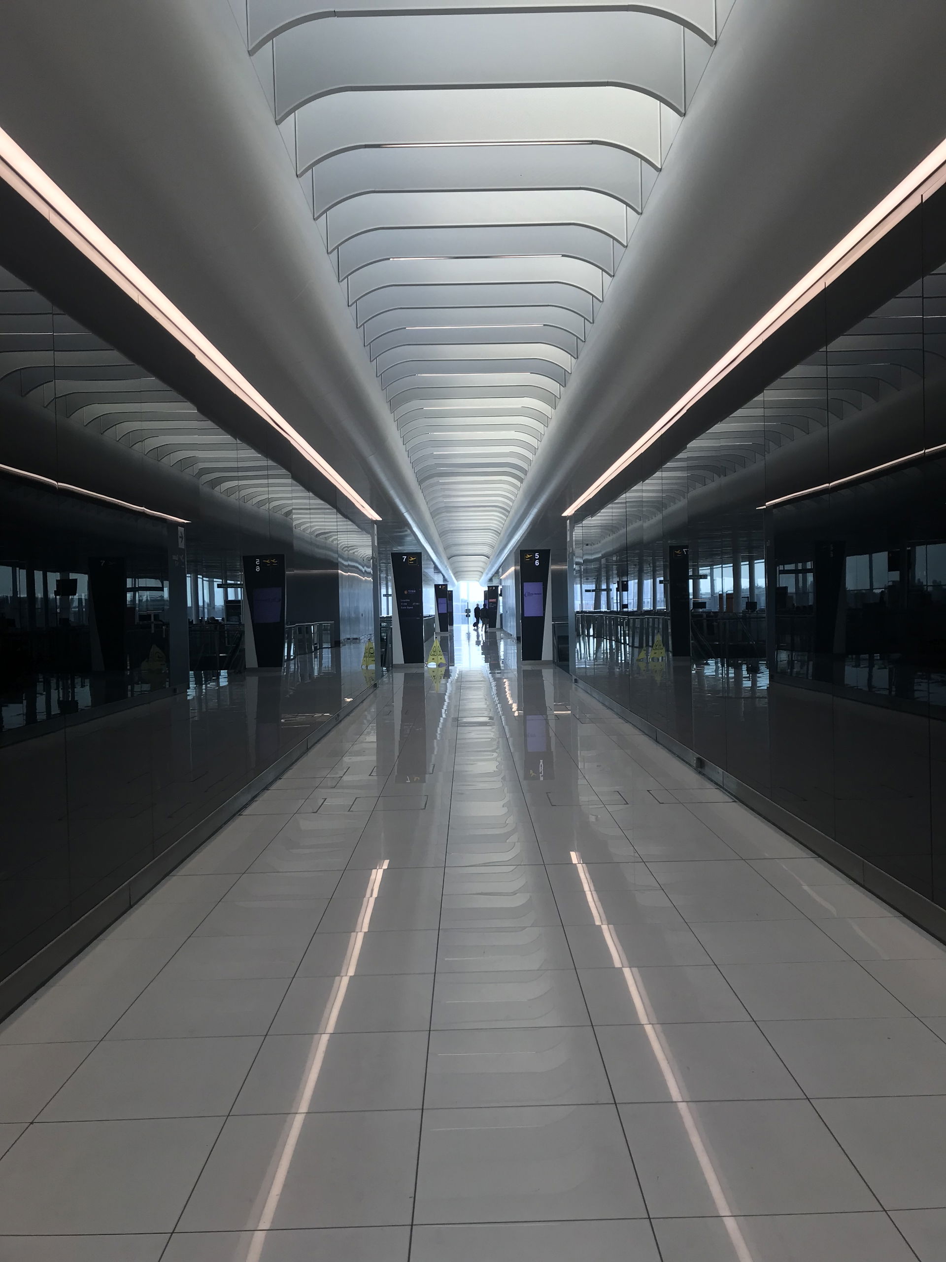 Airport Corridor view 4
